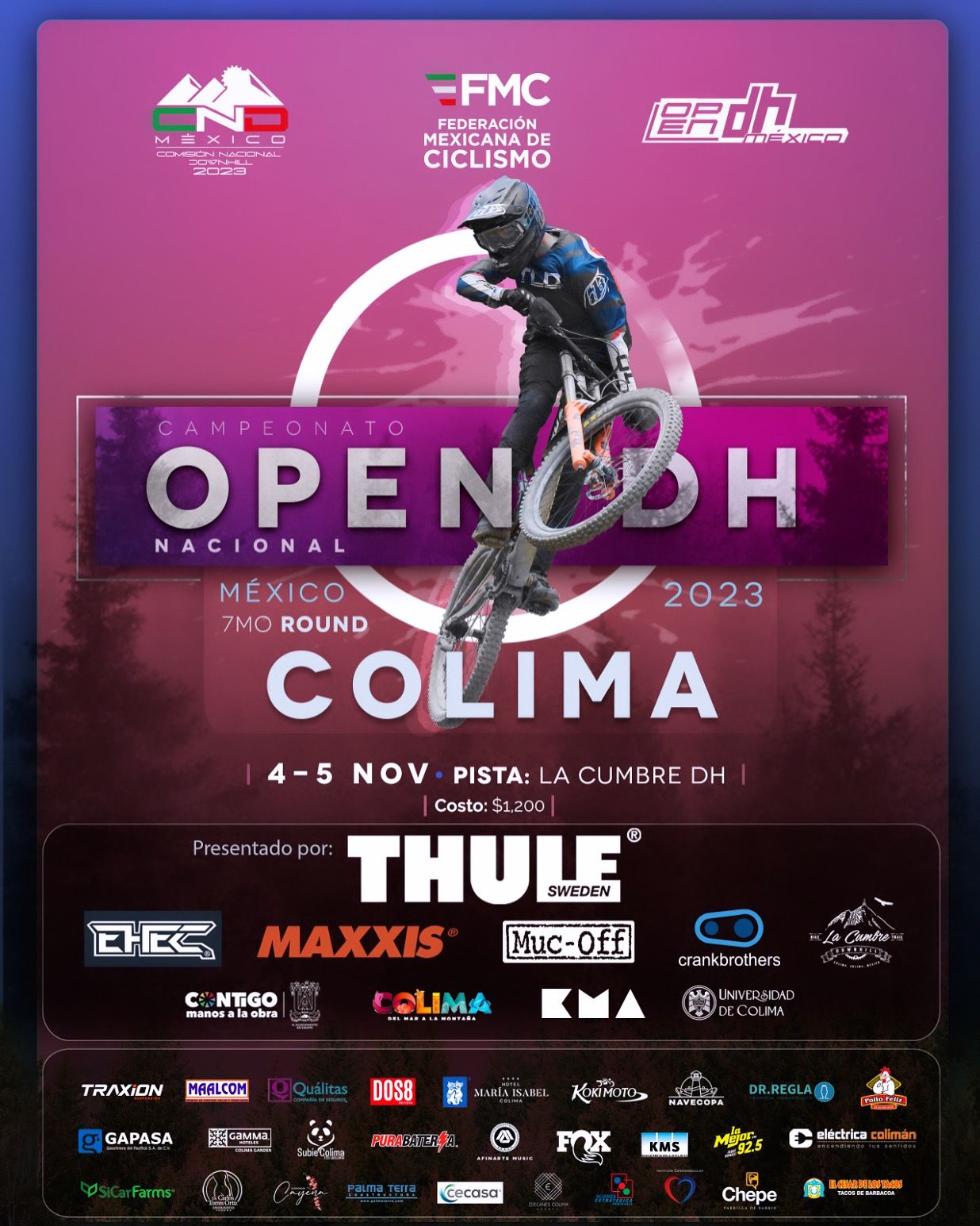 Poster oficial LA CUMBRE DH 2023 Image