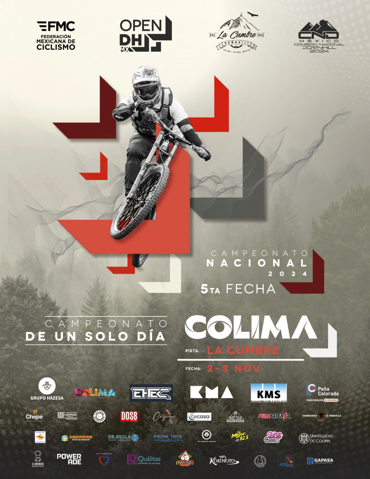Poster oficial LA CUMBRE DH 2024 Image