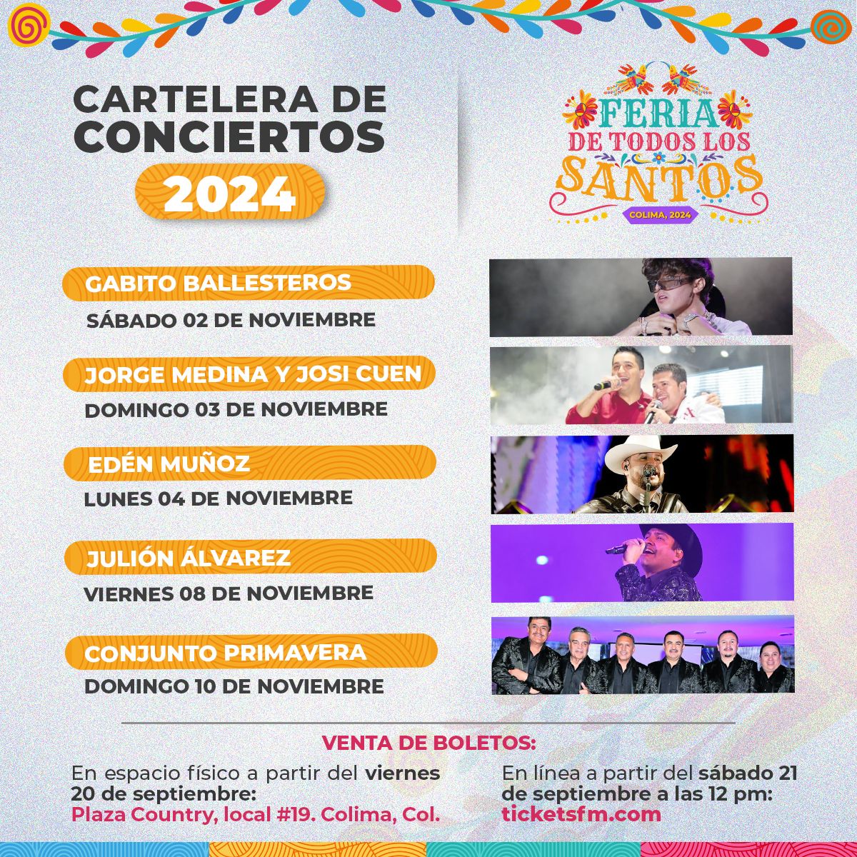 Cartelera Palenque de la Feria Image